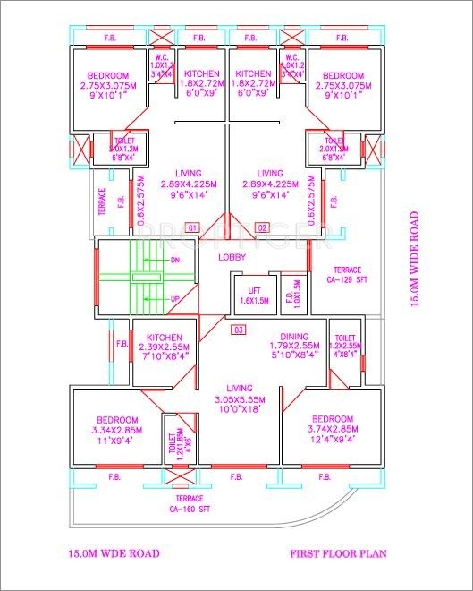 Images for Cluster Plan of Tejas Ganpat Apartment