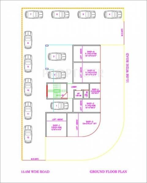 Images for Cluster Plan of Tejas Ganpat Apartment Images for Cluster Plan of Tejas Ganpat Apartment