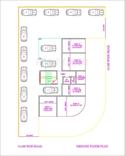 Images for Cluster Plan of Tejas Ganpat Apartment