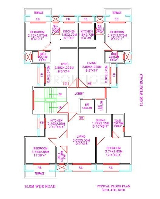 Images for Cluster Plan of Tejas Ganpat Apartment