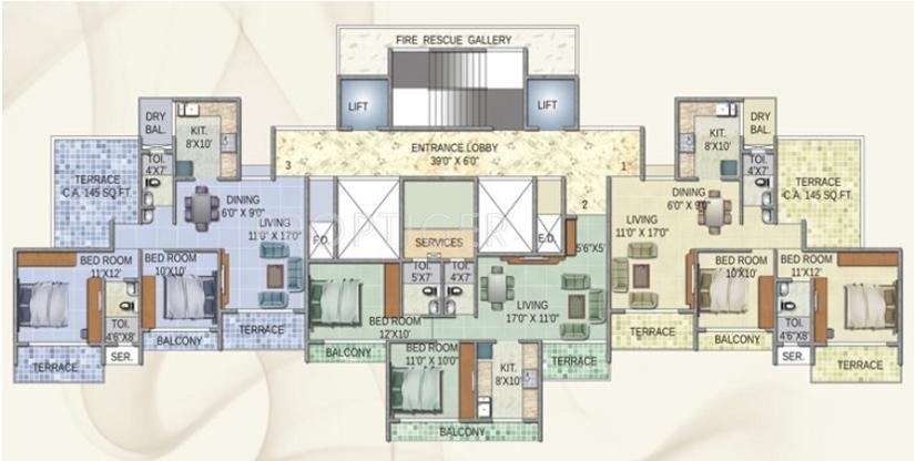 Images for Cluster Plan of Paradise Sai Moksh