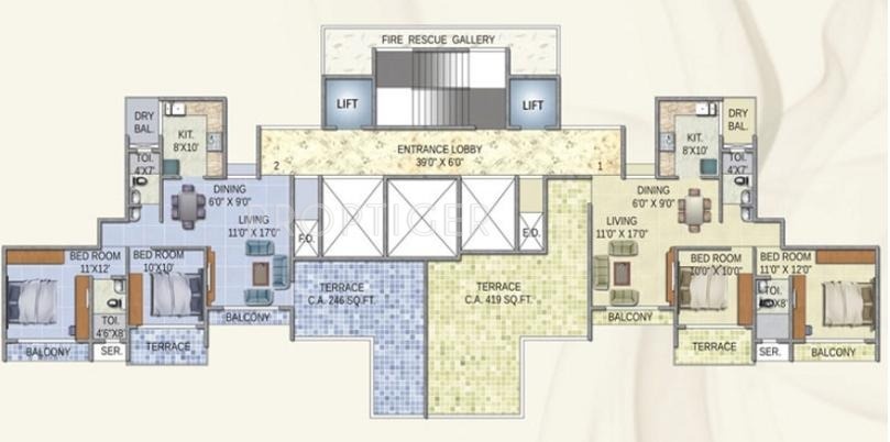 Images for Cluster Plan of Paradise Sai Moksh