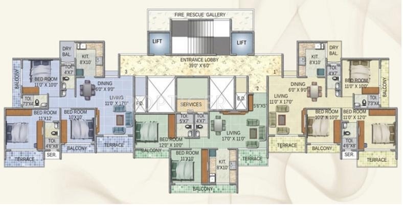 Images for Cluster Plan of Paradise Sai Moksh