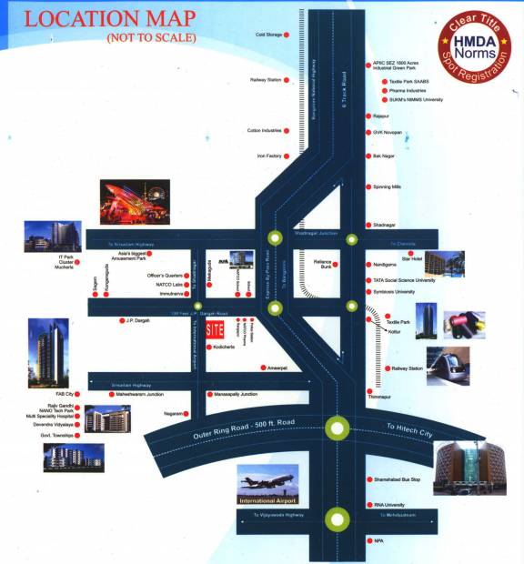 Images for Location Plan of SuvarnaAvani Infra City