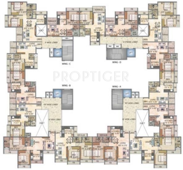 Images for Cluster Plan of Paradise Sai Harmony