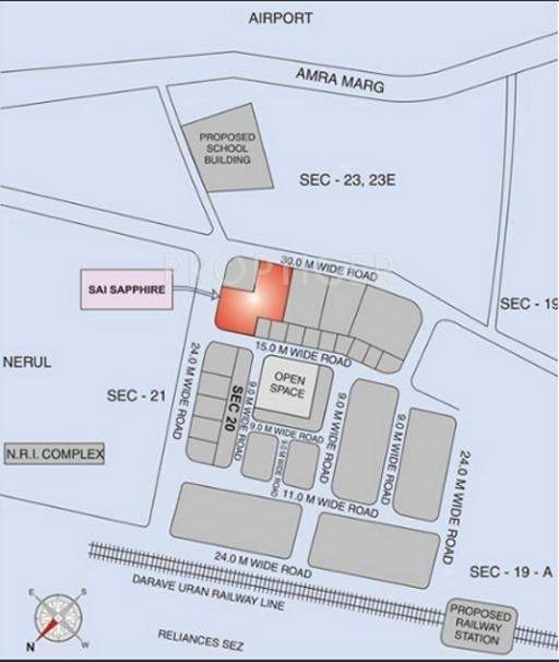  sai sapphire Images for Location Plan of Paradise Sai Sapphire