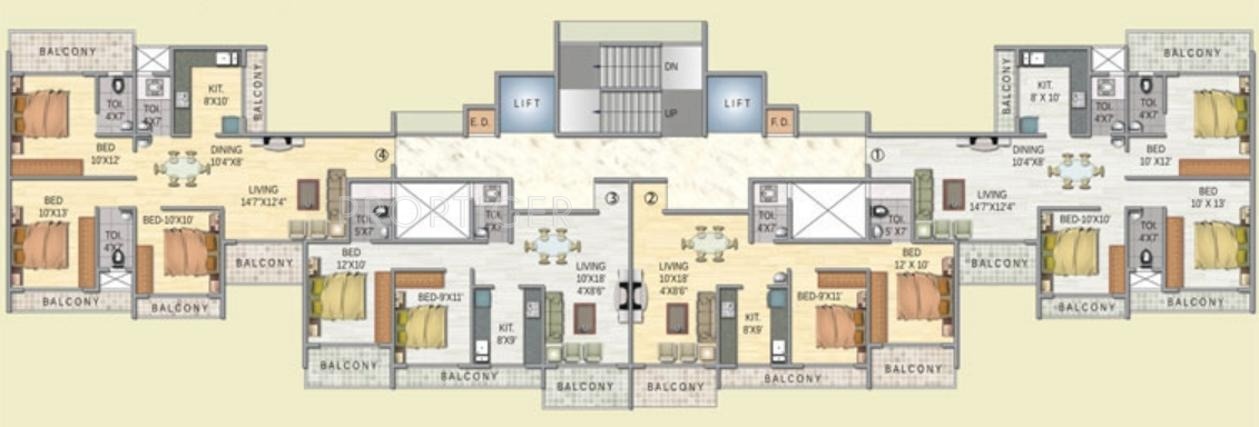 Images for Cluster Plan of Paradise Sai Sitara