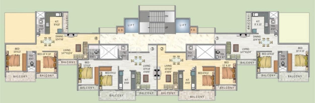 Images for Cluster Plan of Paradise Sai Sitara