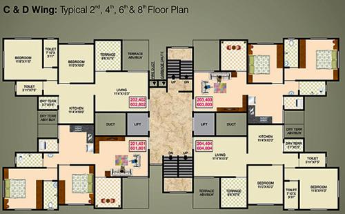 Images for Cluster Plan of Lotus Rudra Residency