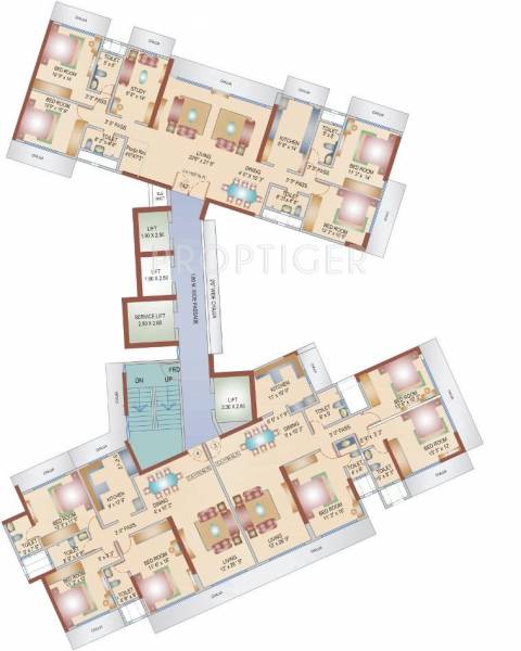 Images for Cluster Plan of Bhoomi Habitat