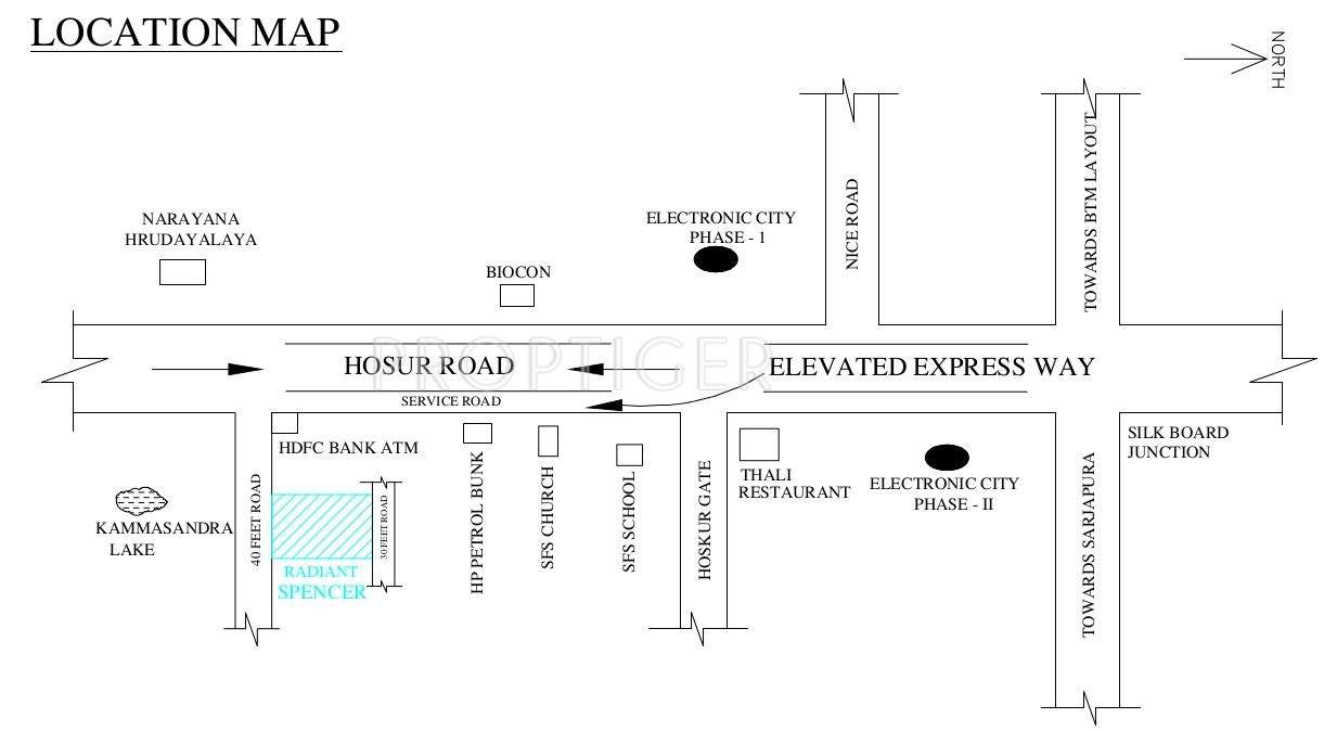  spencer Images for Location Plan of Radiant Spencer