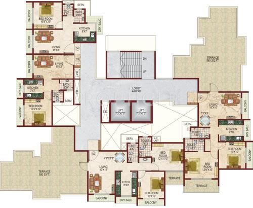 Images for Cluster Plan of Lakhani White Castle white-castle Images for Cluster Plan of Lakhani White Castle