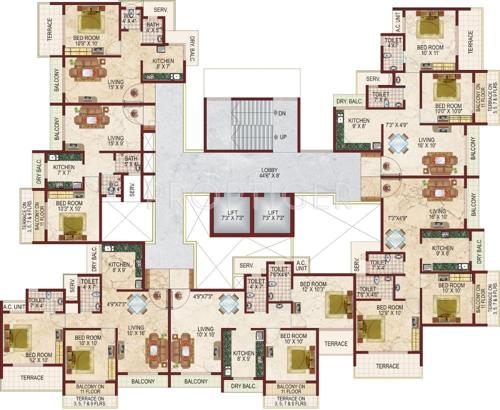 Images for Cluster Plan of Lakhani White Castle white-castle Images for Cluster Plan of Lakhani White Castle