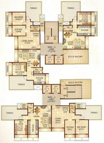 Images for Cluster Plan of Hiren Highlife Residency
