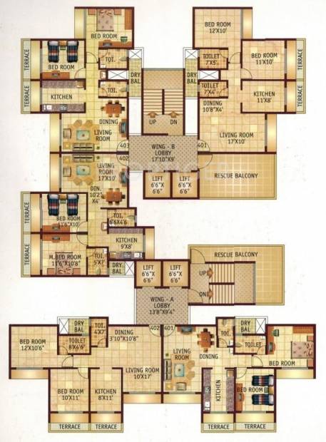 Images for Cluster Plan of Hiren Highlife Residency