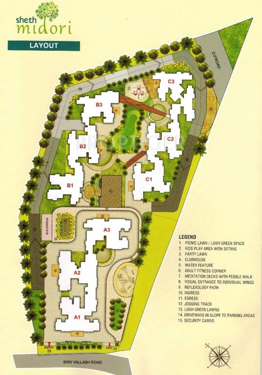 midori Images for Layout Plan of Sheth Midori