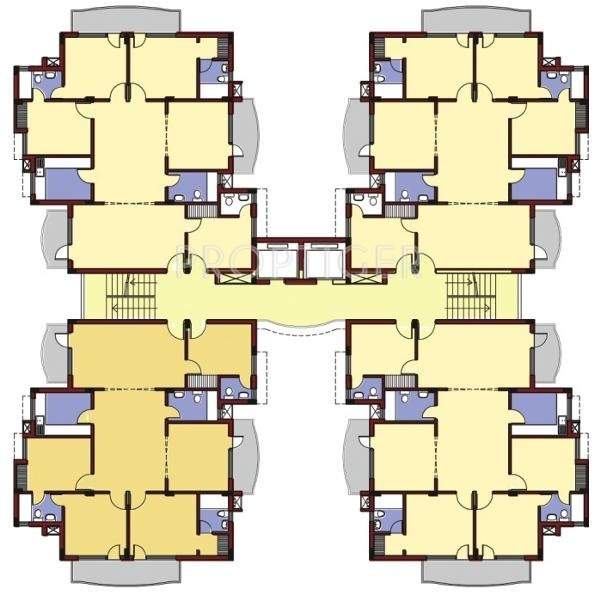  heights Images for Cluster Plan of NBCC Heights
