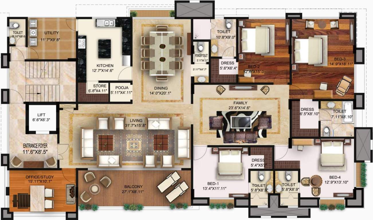  aurum Images for Cluster Plan of UNM Realtors Private Limited Aurum