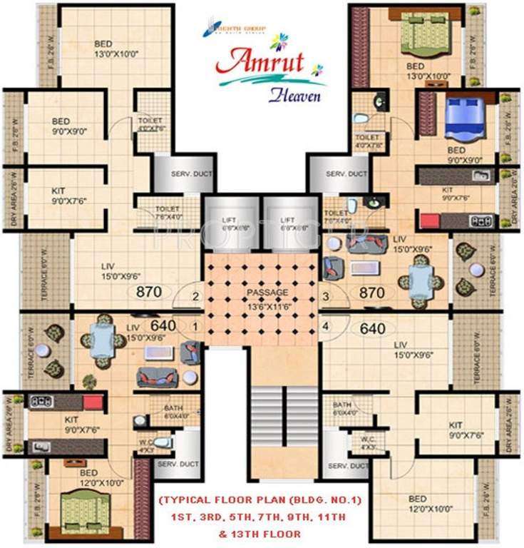 amrut heaven Images for Cluster Plan of Mehta Amrut Heaven