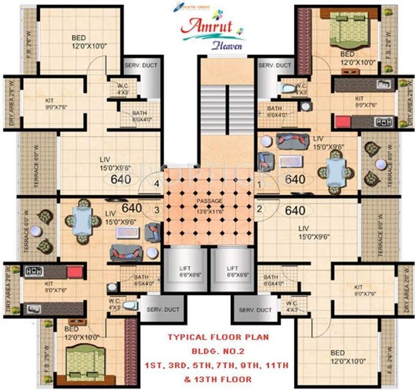  amrut heaven Images for Cluster Plan of Mehta Amrut Heaven