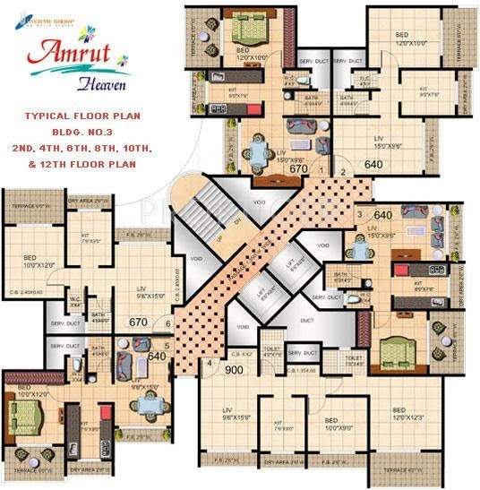 amrut heaven Images for Cluster Plan of Mehta Amrut Heaven