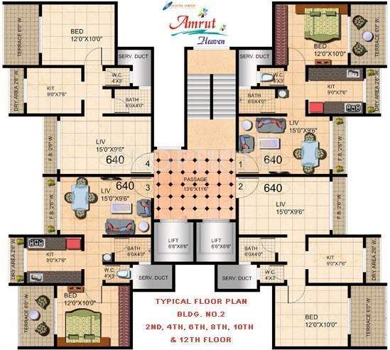  amrut heaven Images for Cluster Plan of Mehta Amrut Heaven