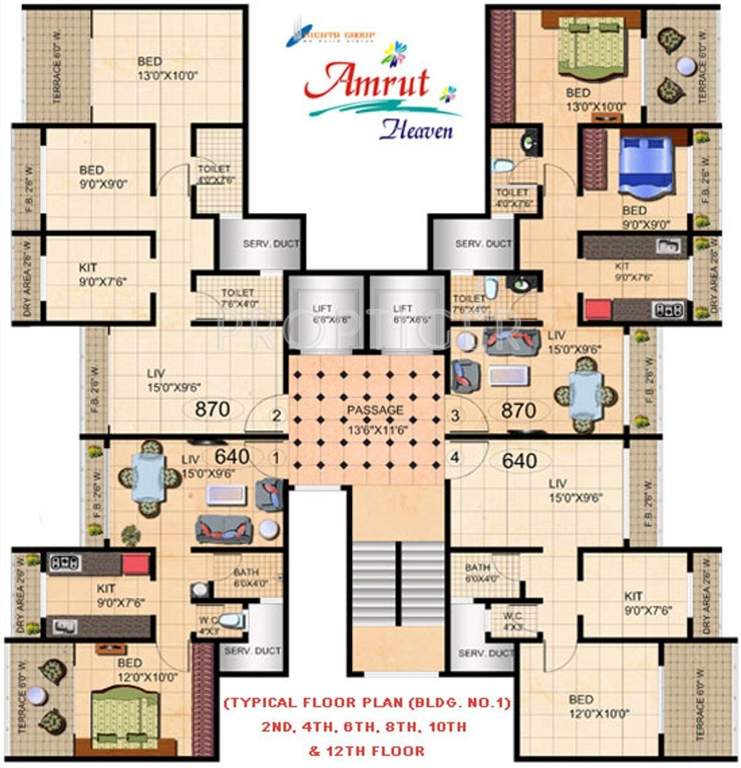  amrut heaven Images for Cluster Plan of Mehta Amrut Heaven