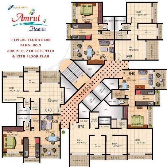  amrut heaven Images for Cluster Plan of Mehta Amrut Heaven