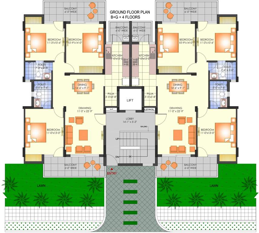 Images for Cluster Plan of Ashiana The Center Court Prime