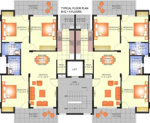 Images for Cluster Plan of Ashiana The Center Court Prime