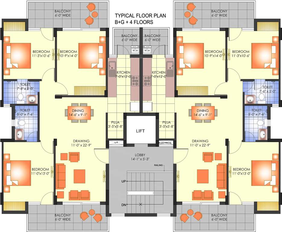 Images for Cluster Plan of Ashiana The Center Court Prime