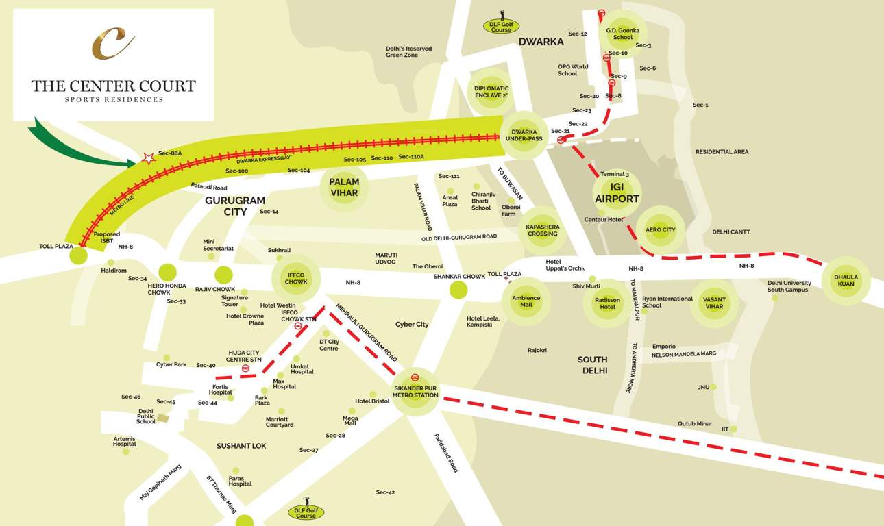  the center court prime Images for locationPlan