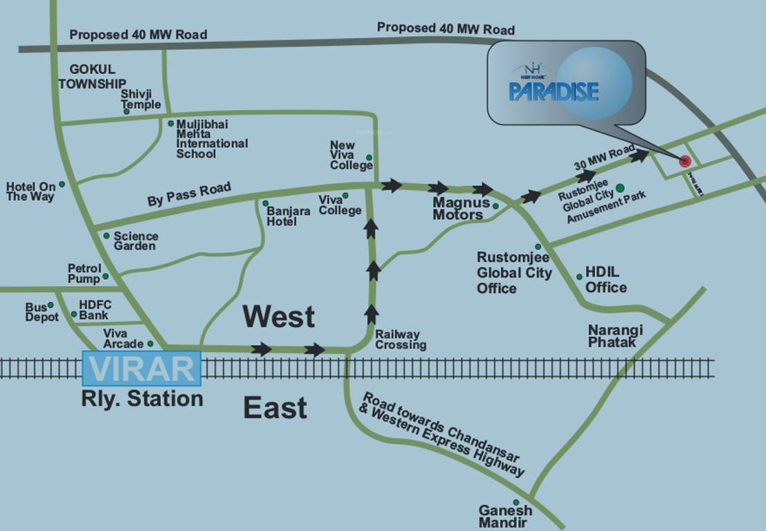  paradise Images for Location Plan of New Paradise