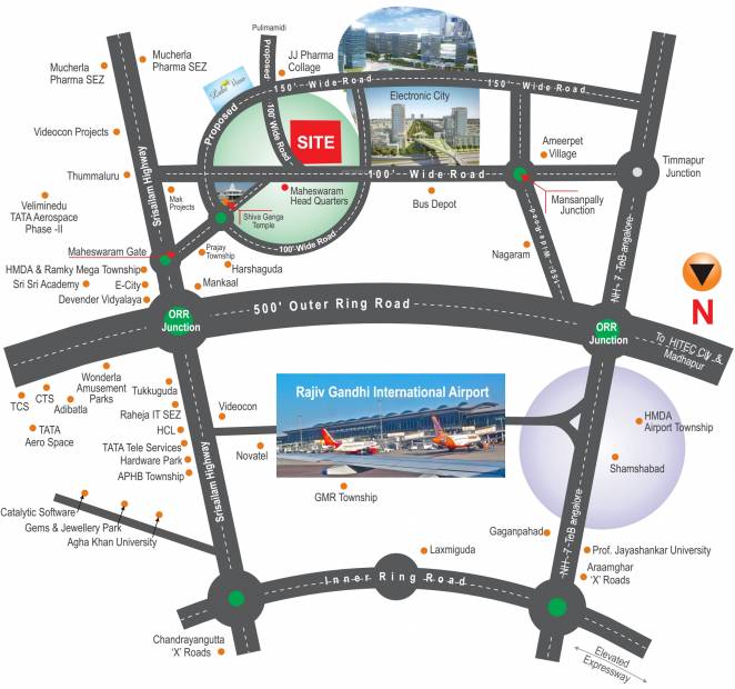 Images for Location Plan of Smart City Infra Developers Smart City
