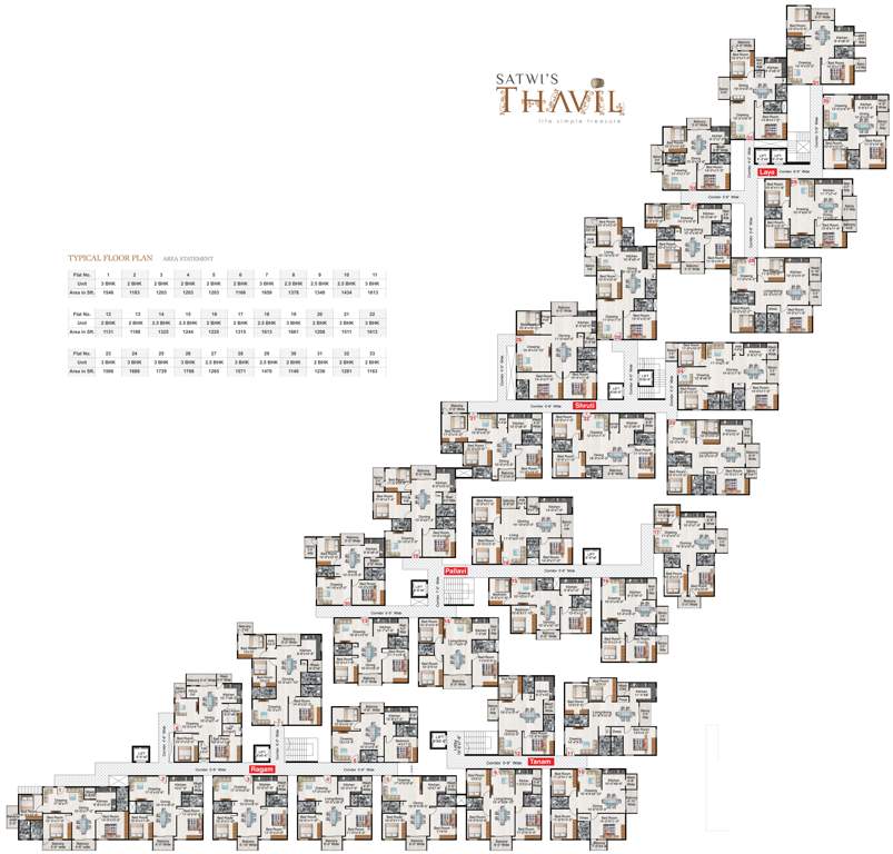  thavil Images for Cluster Plan of Satwi Thavil