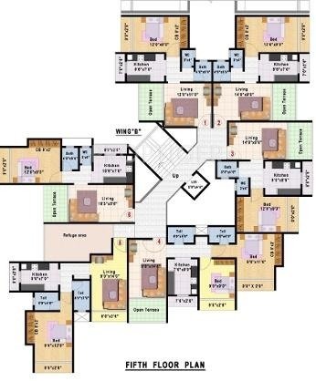 Images for Cluster Plan of Happy Home Group Mumbai Sarvodaya Bali