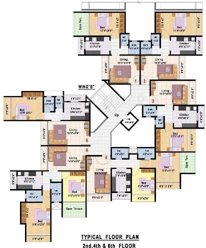 Images for Cluster Plan of Happy Home Group Mumbai Sarvodaya Bali