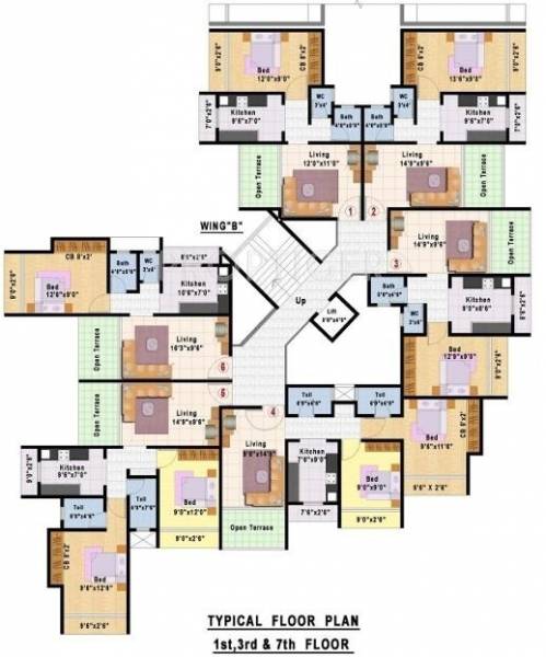 Images for Cluster Plan of Happy Home Group Mumbai Sarvodaya Bali