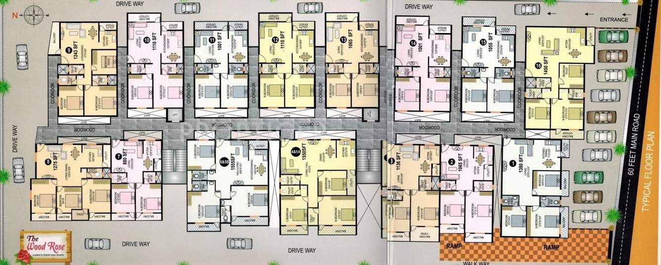 Images for Cluster Plan of Vaastu The Wood Rose