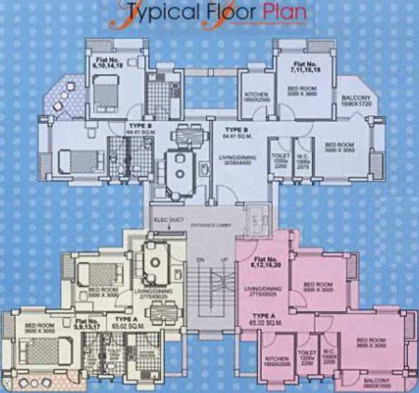 Images for Cluster Plan of West Bengal Moon Beam Housing