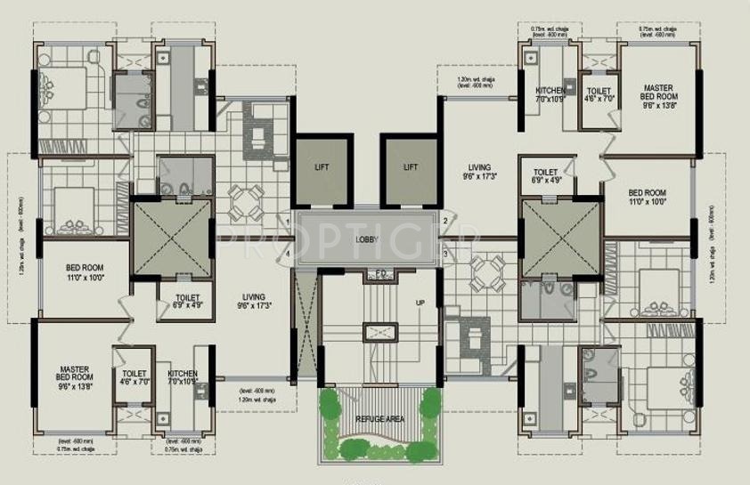 Images for Cluster Plan of Poddar Samadhan Apartments