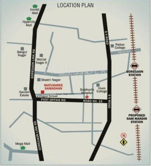 Images for Location Plan of Poddar Samadhan Apartments