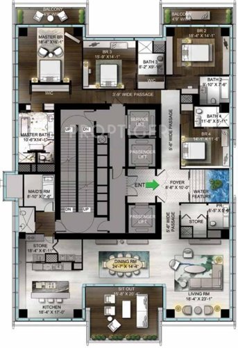 Images for Cluster Plan of Nitesh Park Avenue