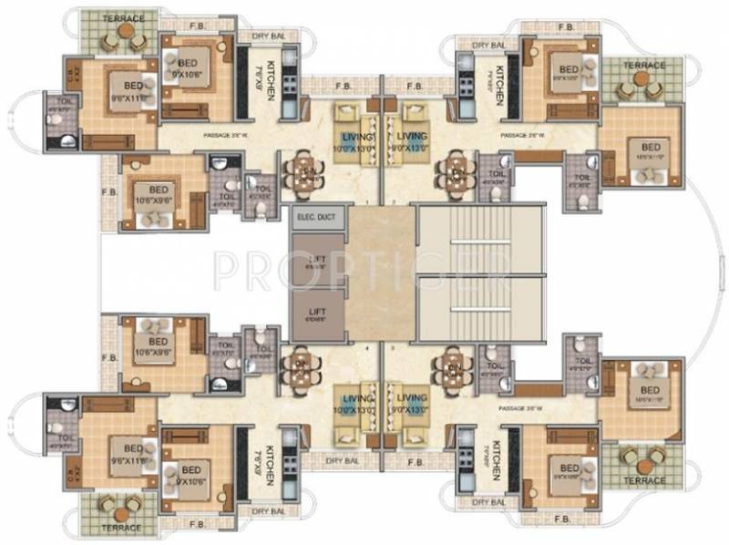 Images for Cluster Plan of Tharwani Vedant Millenia