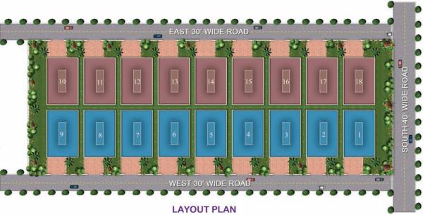  blossoms Images for Layout Plan of TMR Blossoms