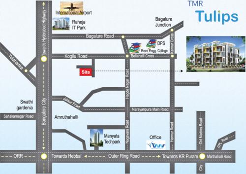  tulips Images for Location Plan of TMR Tulips