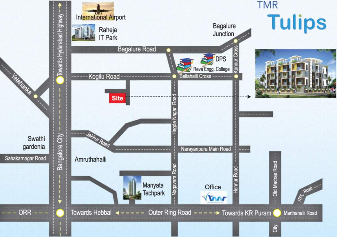  tulips Images for Location Plan of TMR Tulips