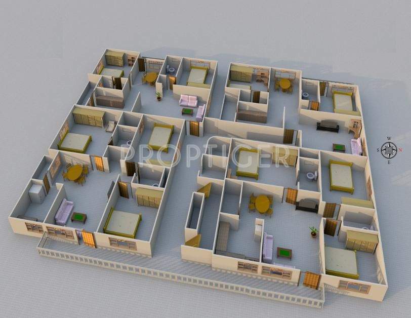 Images for Cluster Plan of Nishitas Kpr Lotus Residency