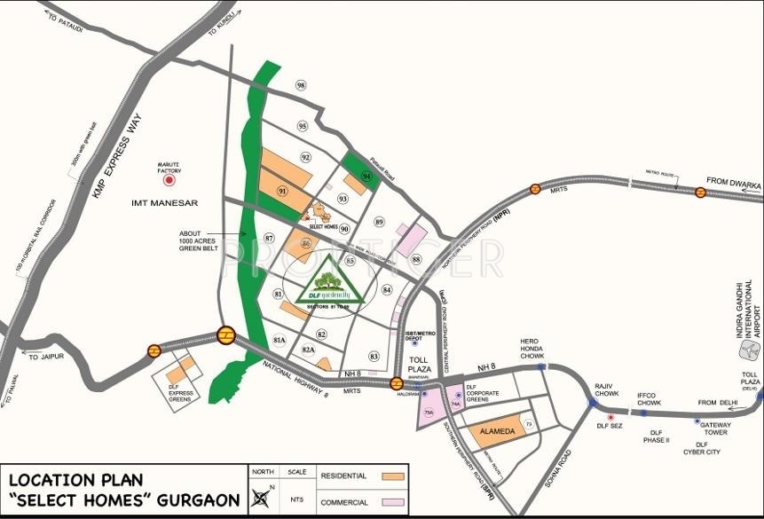 Images for Location Plan of DLF Select Homes