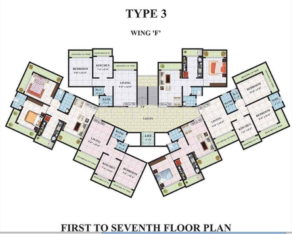 maxciti Images for Cluster Plan of Kohinoor Maxciti